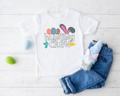 Ostern Crew T-Shirt Eiersuche Crew Shirt Familie passend Herren Damen Kinder Top