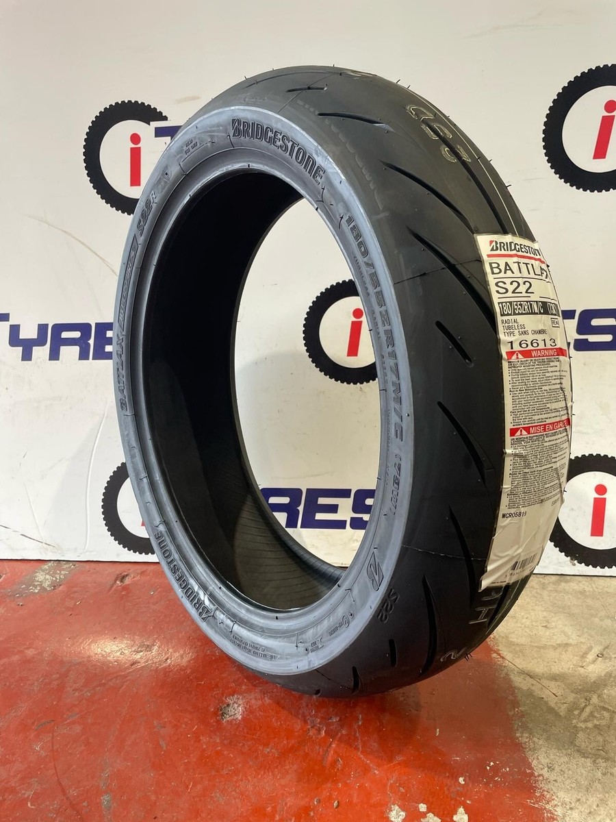 120/70-ZR17 & 180/55-ZR17 BRIDGESTONE S22 MOTORBIKE MOTORCYCLE