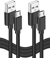 2-Pack 10FT Micro USB Power Cable Compatible with Fire TV Intel ComputerRokuK...