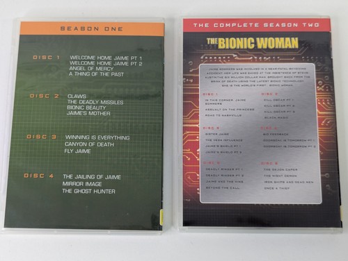 The Bionic Woman Season 1 & 2 DVD’S Series One & Two Region 2,4&5 Lindsay Wagner - Picture 7 of 17