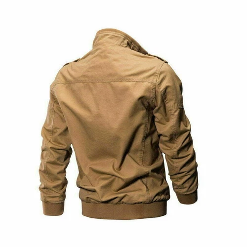 Herren MA-1 Bomber Jacke Militär Cargo Jacke Pilot Flug Mantel Jacken Für Man - Bild 32 von 43