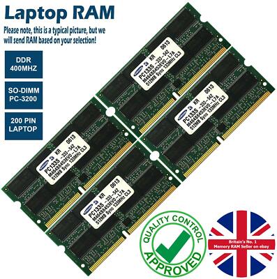 2gb 4gb 8gb Memory Ram Laptop Pc 30 Ddr 400mhz 0 Non Ecc Unbuffered Lot Ebay