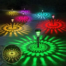 6/12/18 Pcs Solar Pathway Lights LED Outdoor Waterproof Auto On/Off Garden Lamp
