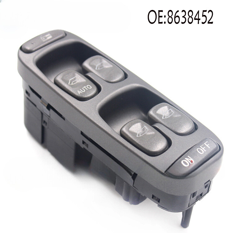 Volvo S70 V70 1998-2000 Front Left Power Window Switch Master 8638452