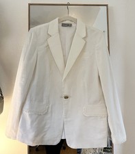 Kenar White Blazer Size Medium- With Shoulder Pads