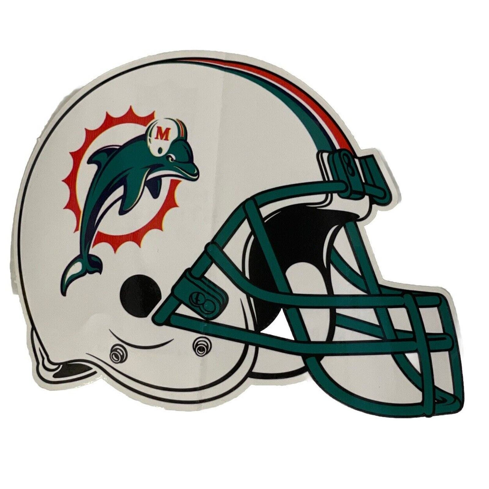 Miami Dolphins Helmet Vinyl Sticker Decal NFL