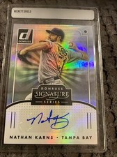 NATHAN KARNS 2016 DONRUSS OSIGNATURE SERIES AUTO SGS-NK