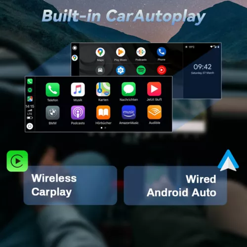 Autoradio for BMW E46 Android 14 Apple Carplay 2+32GB Auto Radio GPS SAT NAVI - Bild 7 von 12
