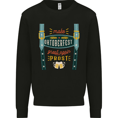 Make Oktoberfest Great Again Lustiges Bier Herren Sweatshirt Pullover