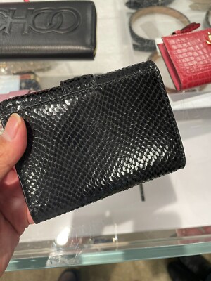 jimmy choo cheri wallet lizard small wallet with coin case