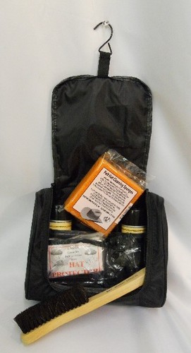 Travel HAT KIT~Rain Protector, Hat Cleaner, Brim Brush, Sponge, Cover, Stiffener - Picture 3 of 7