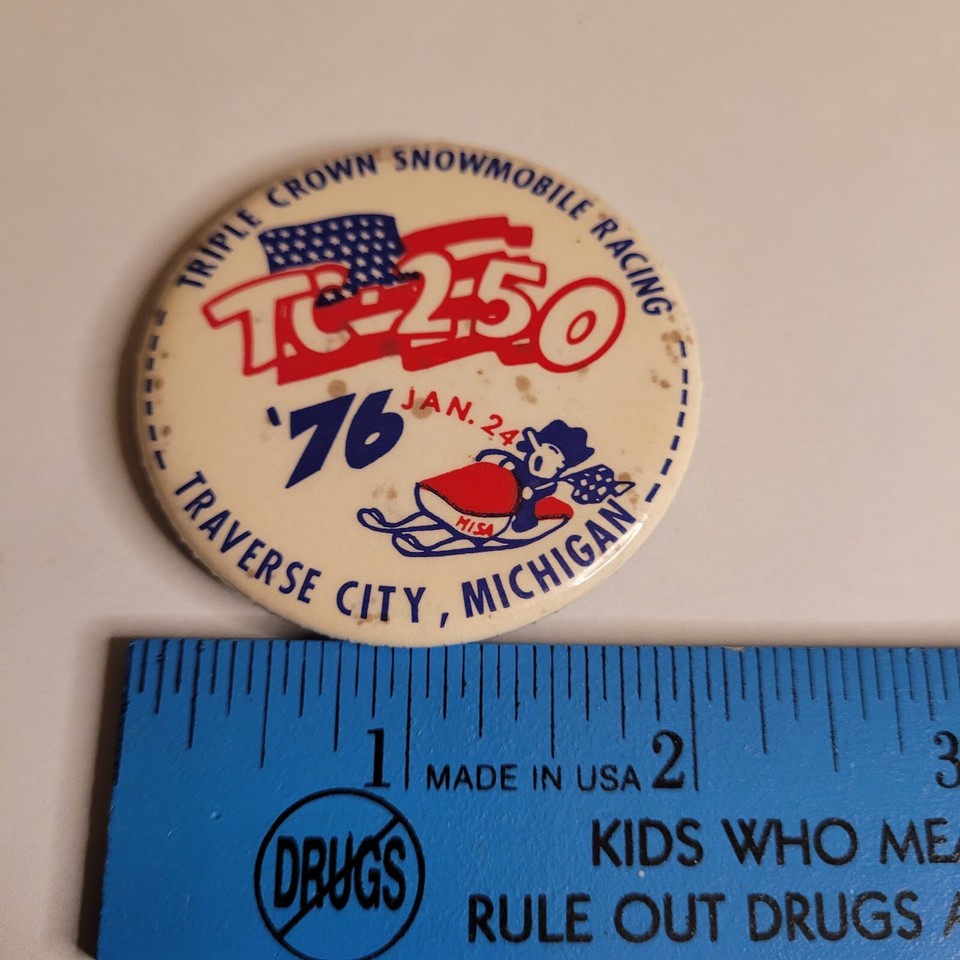 Traverse City Michigan TC250 Jan 24, 1976 Snowmobile American Race