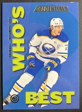2023-24 Upper Deck Credentials Who's Best #WBTT Tage Thompson
