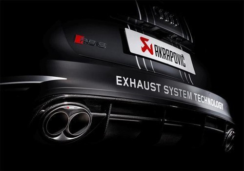 Akrapovic Scarico Sportivo Impianto Audi RS6 Avant C7 4G 2x Carbonio Tubo Finale - Foto 3 di 7