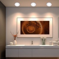 Einbauleuchte Deckenlampe Einbaustrahler Weiß Rund KüChe Led Deckenstrahler 3X