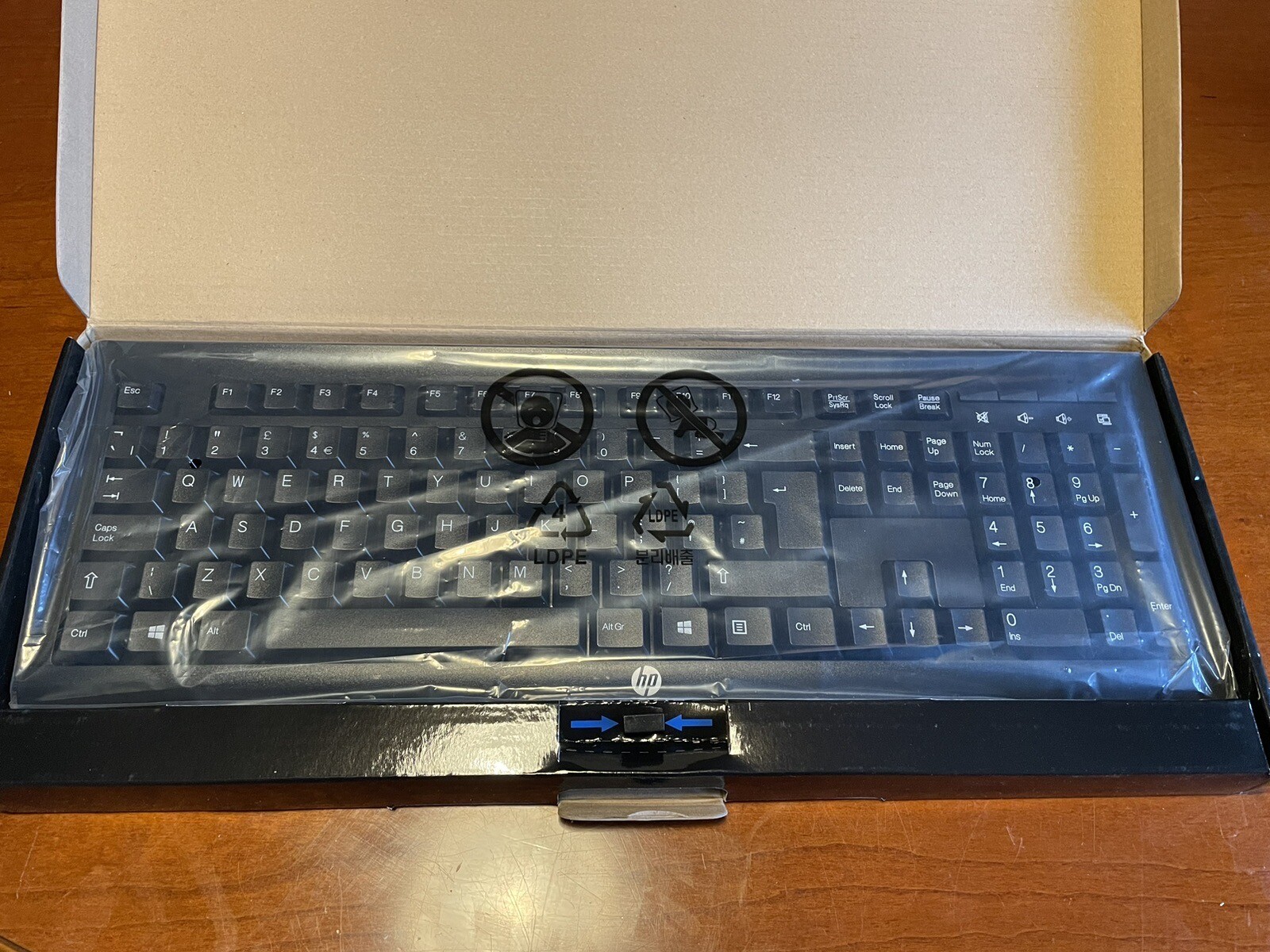 HP K2500 Wireless QWERTY Keyboard - Black for sale online | eBay