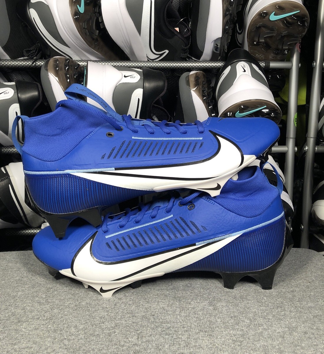 Nike Men's Vapor Edge Pro 360 Football Cleats Royal Blue Size 13  (DA5456-414)