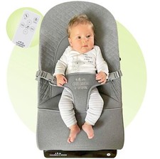 Children of Design Electric Baby Bouncer for Babies, Newborns and Infants, Gray