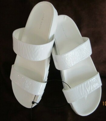 Saks Fifth Avenue Women's Genuine Leather Arch Support Comfort Sandals US 9