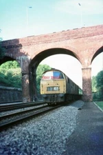 PHOTO  CLASS 52 WESTERN EMPIRE D1059 AT SONNING CUTTING 20TH MAY 1974