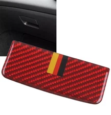 Red Carbon Fiber Storage Glove Box Handle Swtich Trim Fits 14-20 X156 GLA250 45