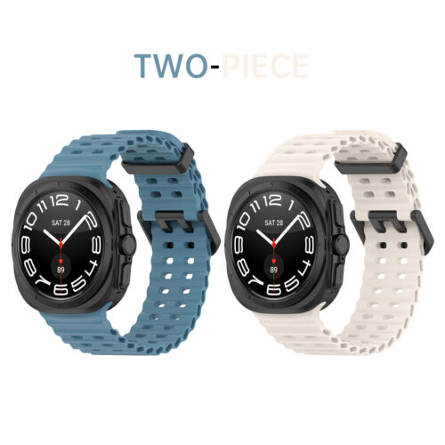2Pack Sport Breathable Silicone Band Strap For Samsung Galaxy Watch 7 Ultra 47mm - Picture 33 of 113