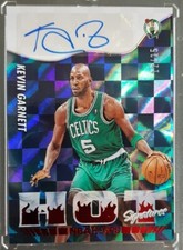 2022-23 NBA Hoops Kevin Garnett Hot Signatures Auto Red #/25