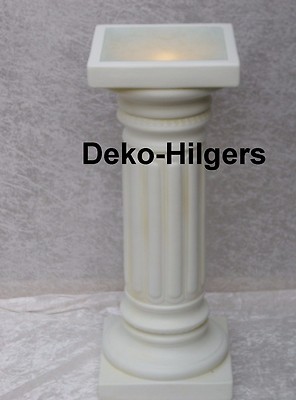 Column with light floor lamp lamp stucco plaster column lamp floor lamp cream 6835