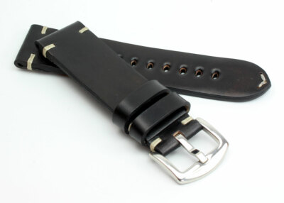 Shell Cordovan Aviator Uhrenarmband 24mm /22 Shell Cordovan