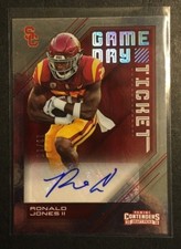 2018 Contenders Draft Picks Ronald Jones II Game Day Ticket 13/15 Rookie Auto RC