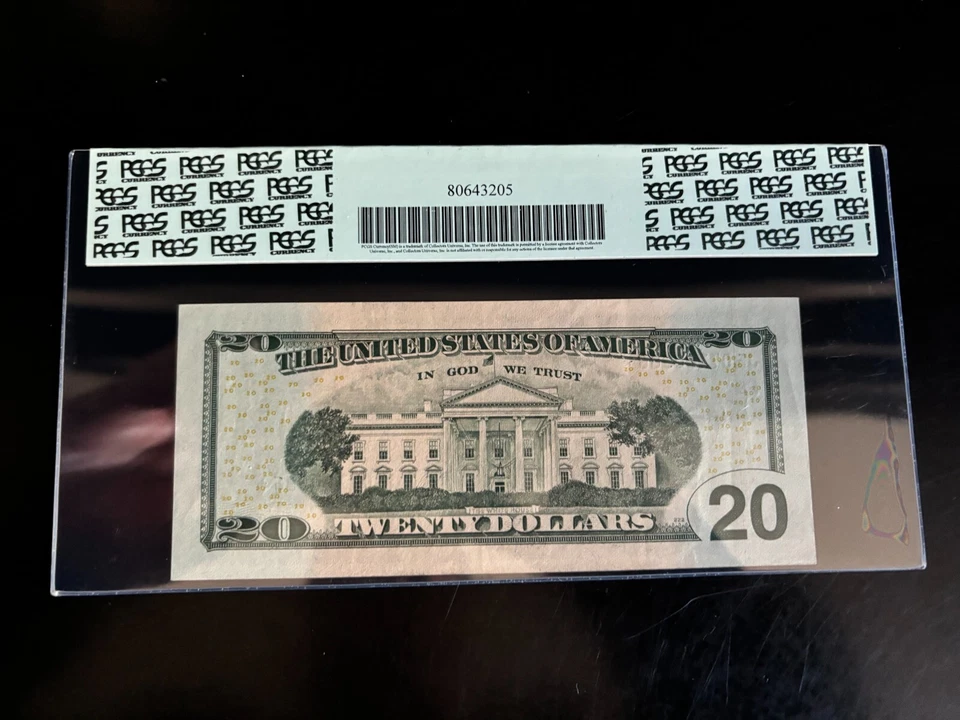 DBR 2009 $20 FRN Atlanta STAR Fr. 2095-F* PCGS 53 PPQ Serial JF07100386* - Image 2 of 2