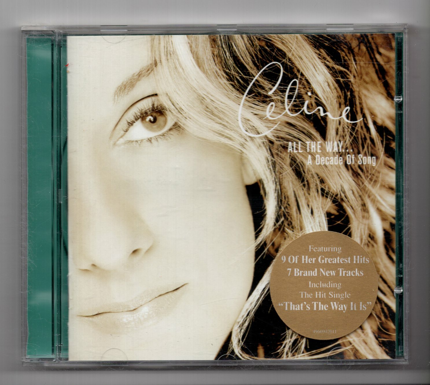 (KI521) Celine Dion, All The Way ... A Decade Of Song - 1999 CD