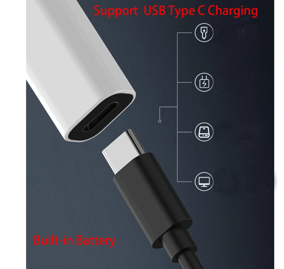 3000m Grün Rot Laserpointer Mini Stift USB Typ C Wiederaufladbar Eingebauter Akku - Bild 4 von 4