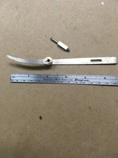 HERSCHEDE 9 TUBE CLOCK MOVEMENT PART CHIME SILENT ON OFF LEVER AND POST~