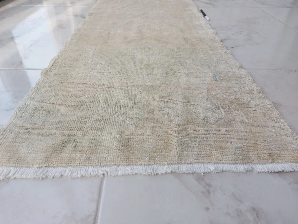 Alfombra Alfombra Pequeña Anatolia Antiq Lana Oveja Orgánica, Decoración Oficina Vintage Foto 3 de 4