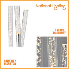 LED Standard Floor Lamp Warm White Indoor Bubble Effect Light for Living Room