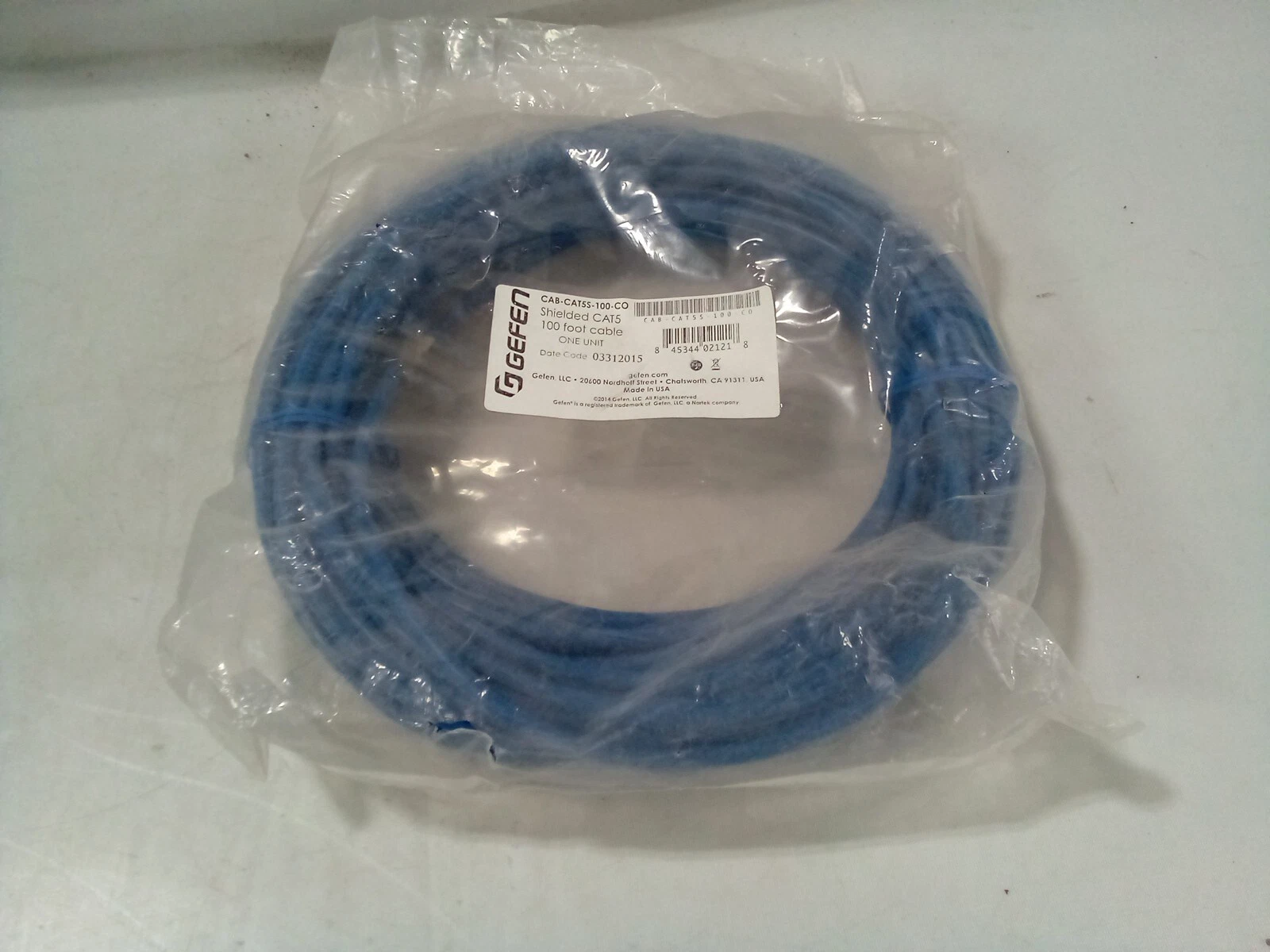Gefen Shielded CAT5 100ft Cable