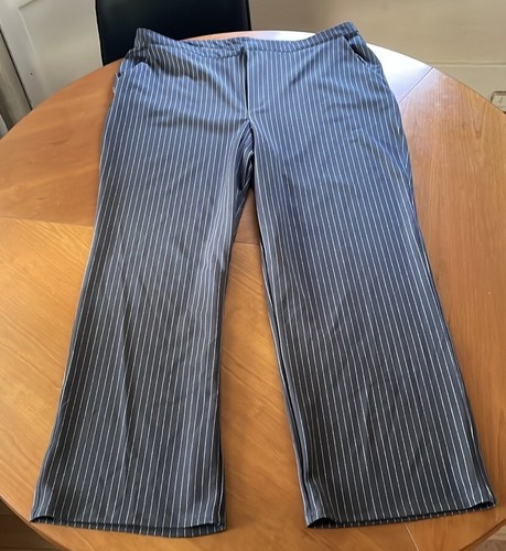 Graue Nadelstreifenhose von H&M, XL