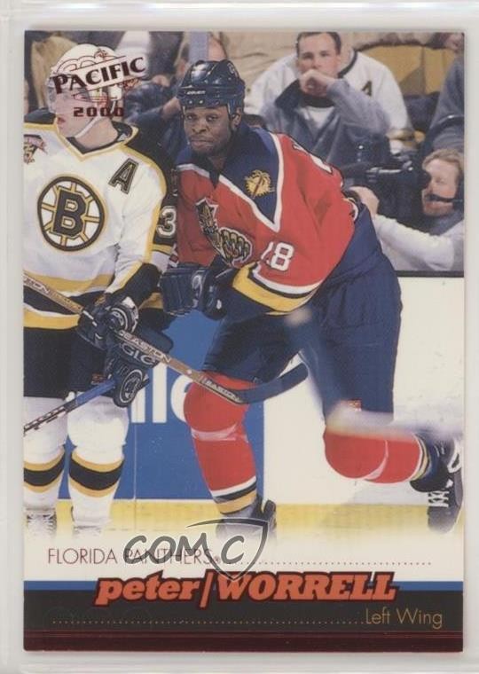 1999-00 Pacific Red Peter Worrell #184 0q3