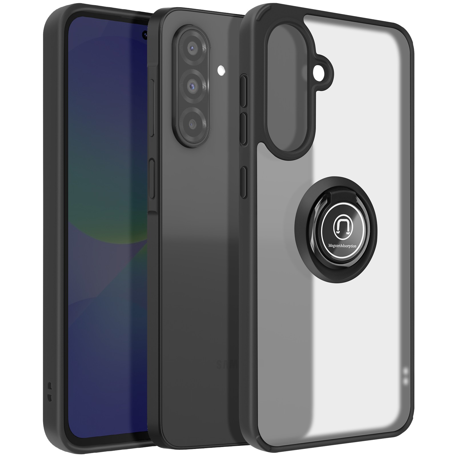 Coque Galaxy A36 transparente pour visionnage vidéo et trajets en voiture