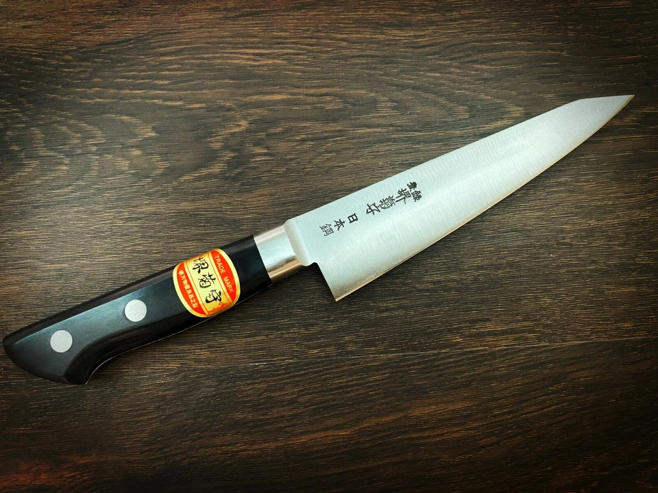Honesuki Knife 15cm / 5.9in Sakai Kikumori Japanese Carbon Steel Boning Knife - Image 2 of 4
