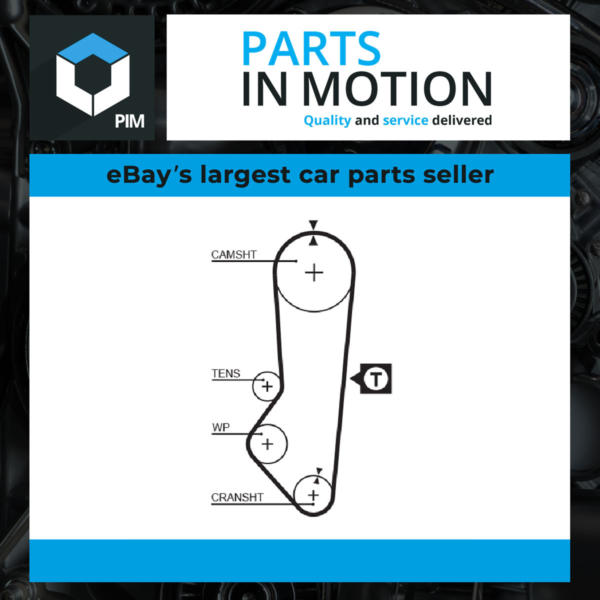 Timing belt 5357XS GATES for FORD MORGAN - Image 6