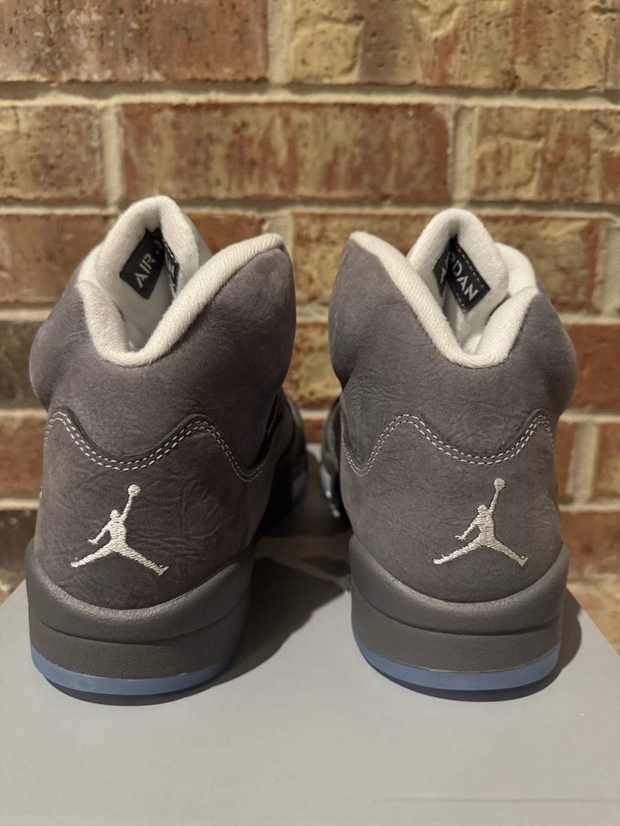New 9.5 Nike Air Jordan 5 V Retro Wolf Grey OG Light  display picture 3