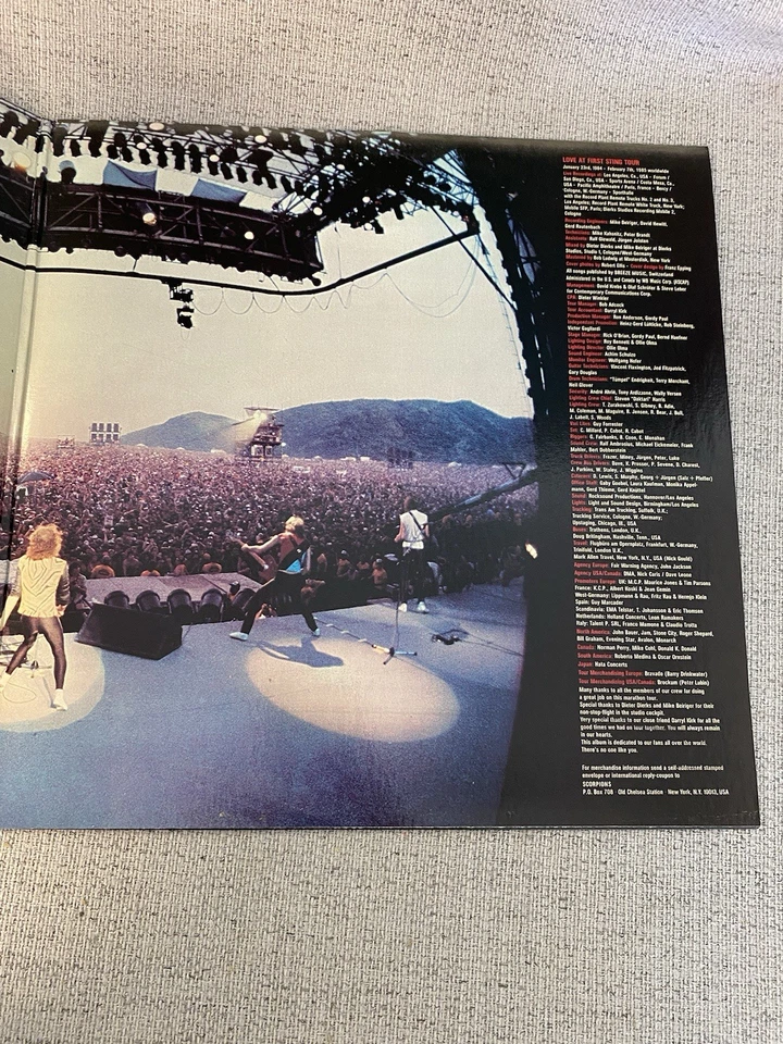SCORPIONS World Wide Live 1985 original Vinyl Double LP NM 824344-1 Mercury - Image 4 of 4