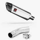 Lextek Slip-on Stainless Steel 300mm Exhaust for Suzuki GSX-S750 17-21