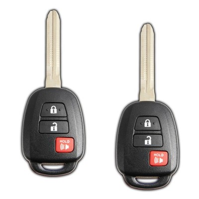 2x Remote Key Fob 3-Button for 2013-2016 Scion TC (MOZB52TH, 89070-52G30)