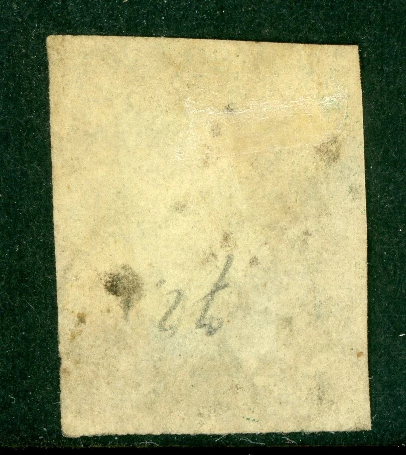 Estados Unidos 1855 Washington 10¢ Verde Tipo IV Scott #16FU I252 Foto 2 de 4