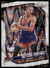 2025 Panini Prizm WNBA #44 Alyssa Thomas White Seismic Prizms