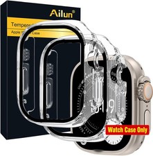 Ultra-Thin Hard PC Case Screen Protector for Apple Watch Ultra 49mm - 2 Pack