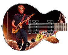 Keith Urban Autographed Custom Epiphone "Lit!" Graphics Guitar